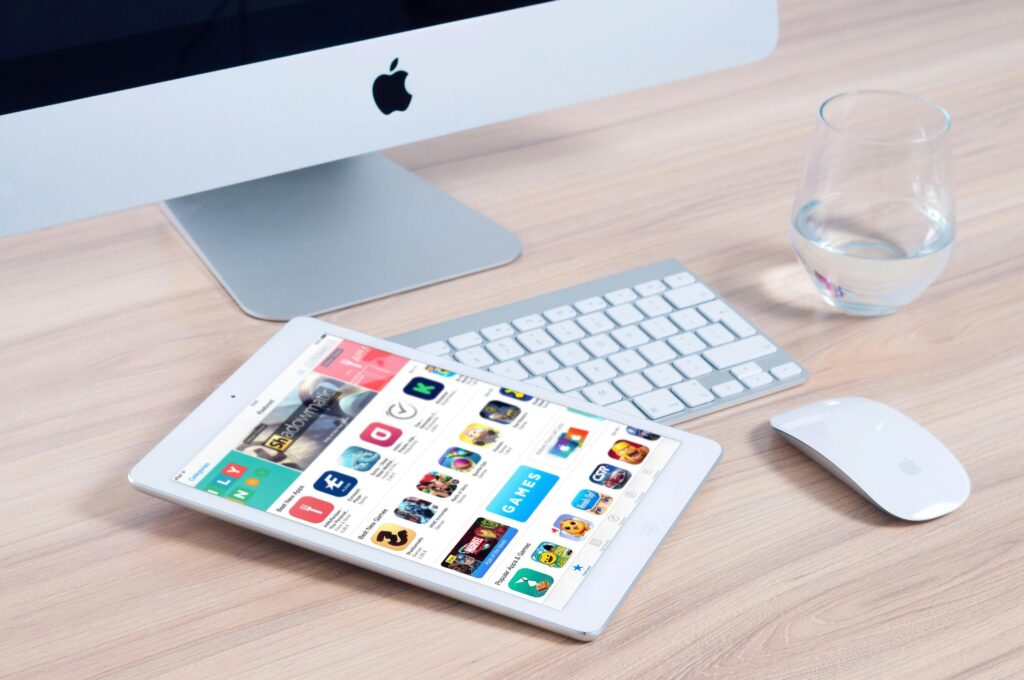iPad showing top apps for Erasmus students