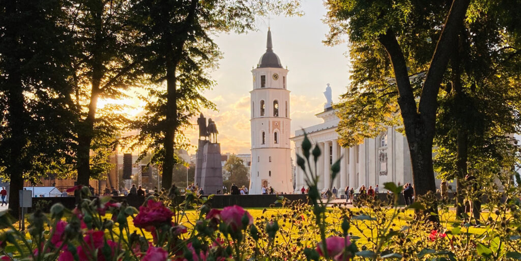 Incoming exchange student in Vilnius enjoying their Erasmus journey